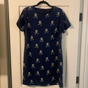 NWOT Hot Air Ballon Navy Dress